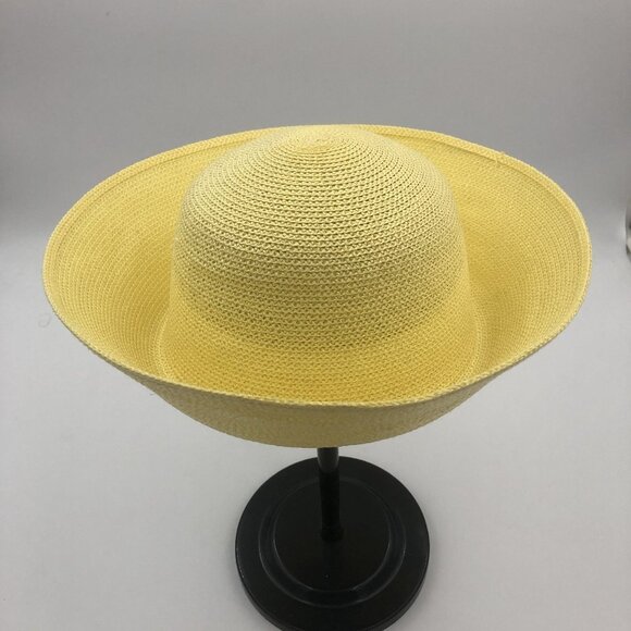 Betmar Yellow Cloche Hat | Vintage Style | 100% Polypropylene | Made in Taiwan | main image 5